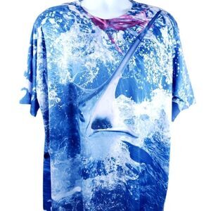 Get A Life Marlin Fishing Graphic Short Sleeve